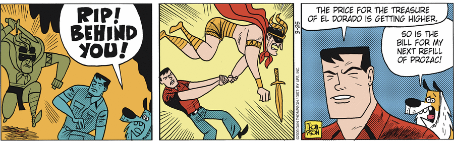 Rip Haywire Comic Strip for March 25, 2009 