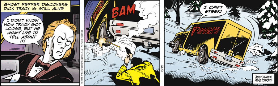 Dick Tracy Comic Strip for March 12, 2018 