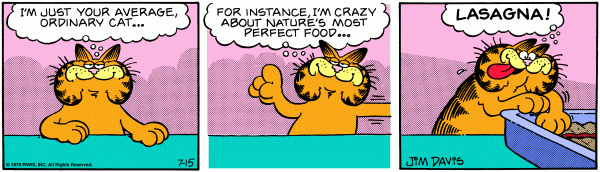 Garfield Comic Strip for July 15, 1978 