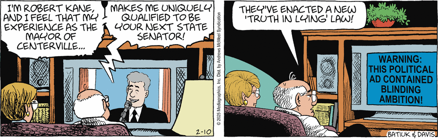 Crankshaft Comic Strip for February 10, 2025 