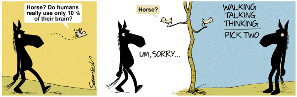 Dark Side of the Horse Comic Strip for June 16, 2011 