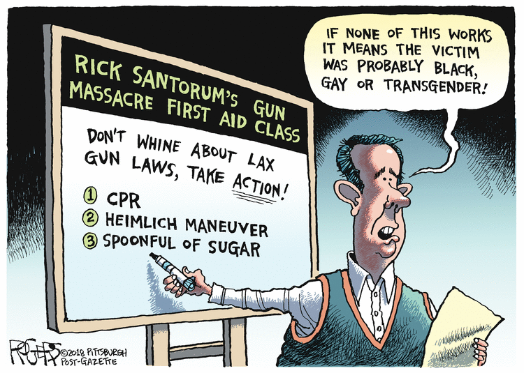 Rob Rogers Comic Strip for March 28, 2018 