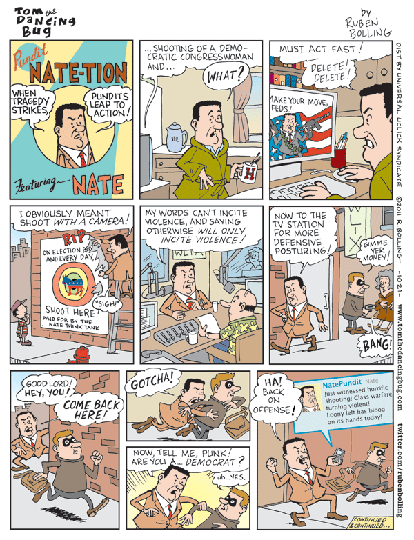Tom the Dancing Bug Comic Strip for January 21, 2011 
