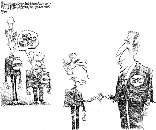 Matt Davies Comic Strip for November 28, 2007 