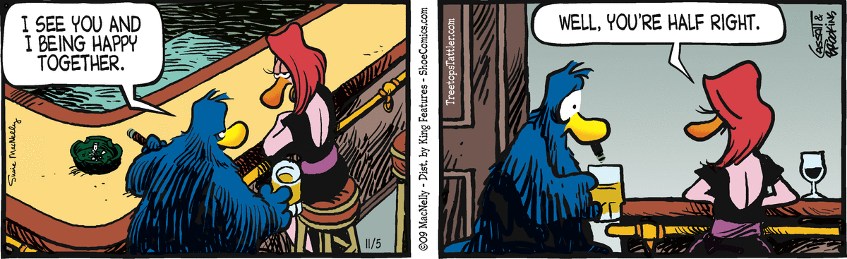 Shoe Comic Strip for November 05, 2009 
