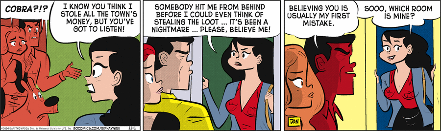 Rip Haywire Comic Strip for November 01, 2014 