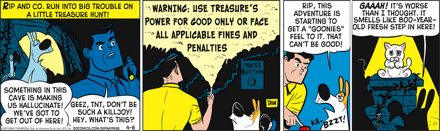 Rip Haywire Comic Strip for April 06, 2015 