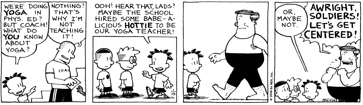 Big Nate Comic Strip for January 15, 2008 