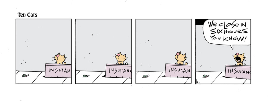 Ten Cats Comic Strip for January 12, 2025 