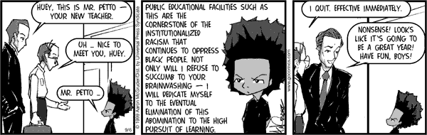 The Boondocks Comic Strip for April 09, 2014 