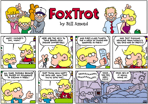 FoxTrot Comic Strip for May 14, 2000 
