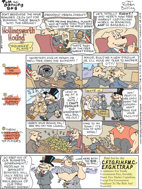 Tom the Dancing Bug Comic Strip for February 20, 2010 
