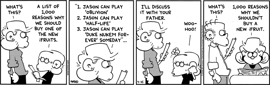 FoxTrot Comic Strip for April 25, 2006 