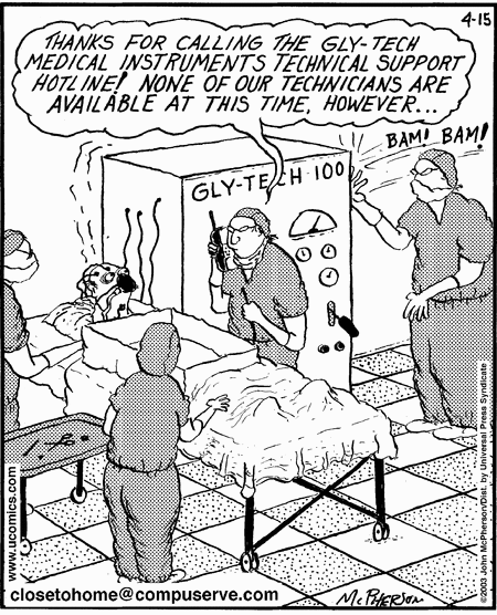 Close to Home Comic Strip for April 15, 2003 