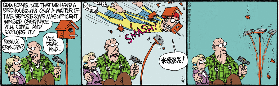 Monty Comic Strip for April 09, 2013 