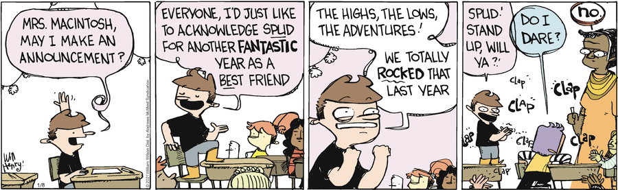 Wallace the Brave Comic Strip for January 08, 2021 