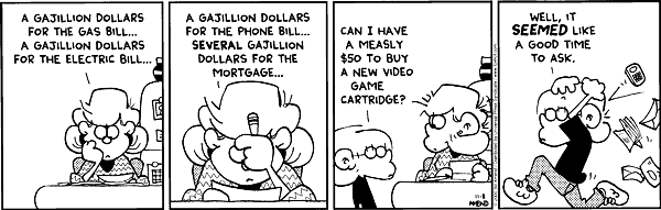 FoxTrot Comic Strip for November 08, 2000 