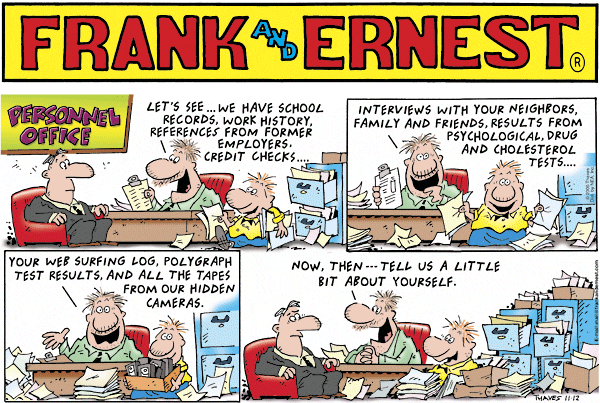 Frank and Ernest Comic Strip for November 12, 2006 