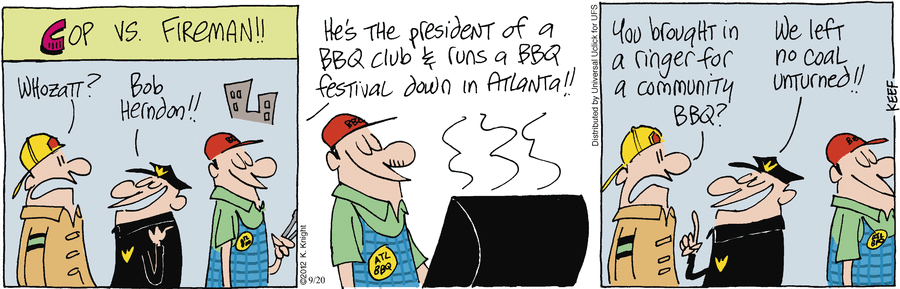 The Knight Life Comic Strip for September 20, 2012 