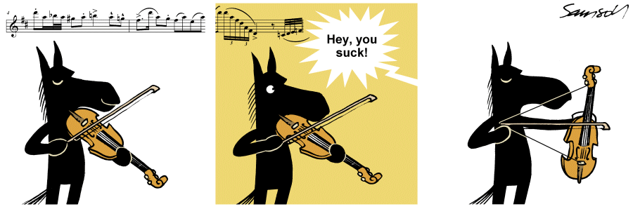 Dark Side of the Horse Comic Strip for February 25, 2014 