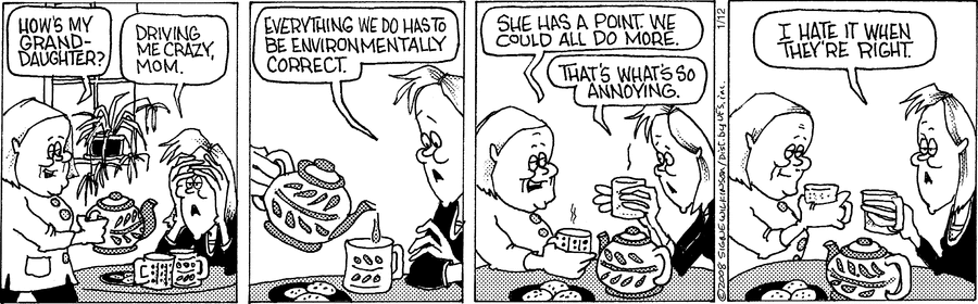 Family Tree Comic Strip for January 12, 2008 
