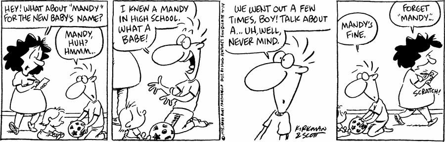 Baby Blues Comic Strip for April 14, 1995 