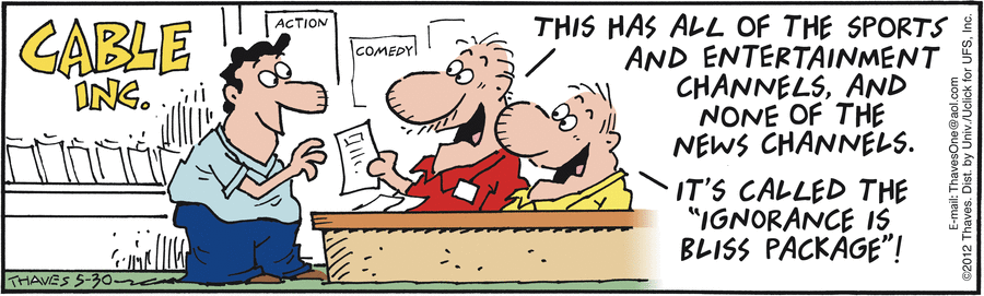 Frank and Ernest Comic Strip for May 30, 2012 