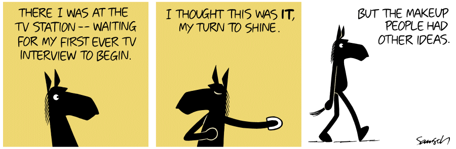 Dark Side of the Horse Comic Strip for April 15, 2016 