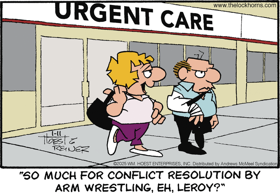 The Lockhorns Comic Strip for January 11, 2025 