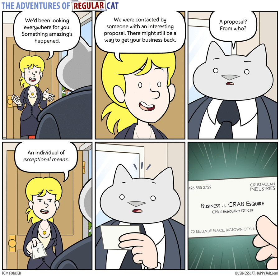 The Adventures of Business Cat Comic Strip for September 03, 2018 