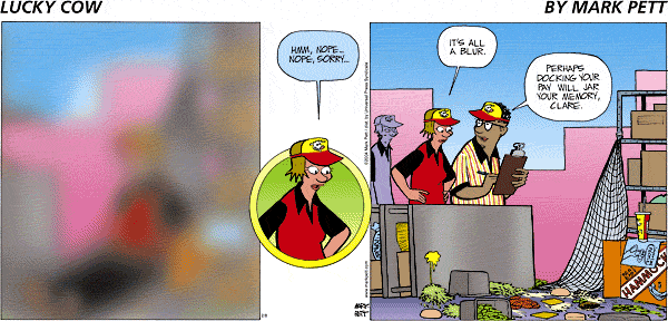 Lucky Cow Comic Strip for February 08, 2004 