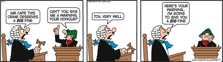 Andy Capp Comic Strip for February 18, 2025 