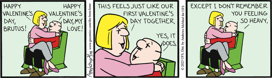 The Born Loser Comic Strip for February 14, 2025 