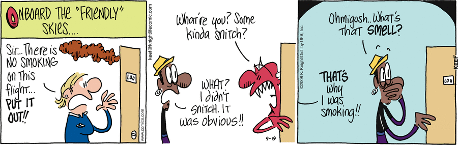 The Knight Life Comic Strip for September 19, 2008 