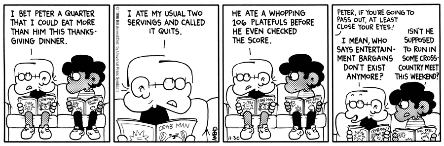 FoxTrot Classics Comic Strip for November 30, 2007 