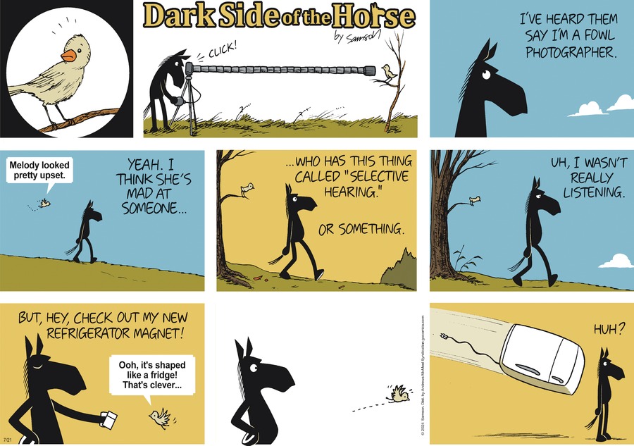 Dark Side of the Horse Comic Strip for July 21, 2024 