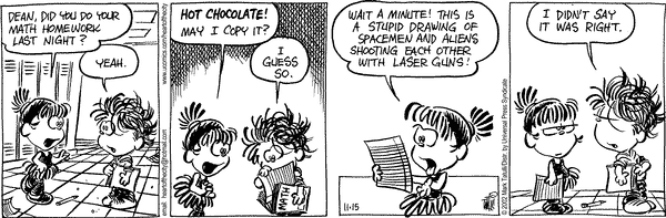 Heart of the City Comic Strip for November 15, 2002 