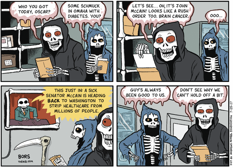 Matt Bors Comic Strip for July 25, 2017 