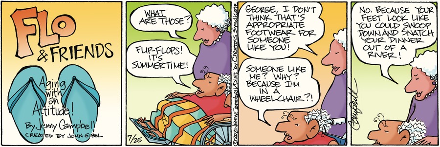 Flo and Friends Comic Strip for July 25, 2021 