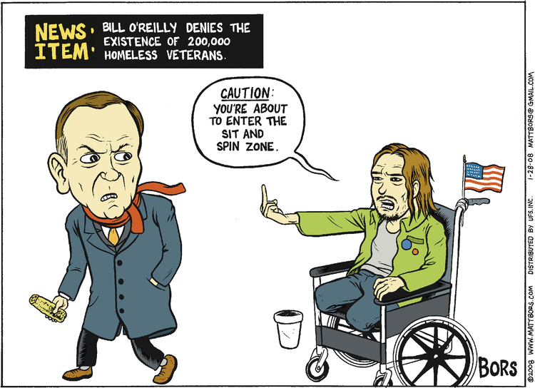 Matt Bors Comic Strip for January 28, 2008 