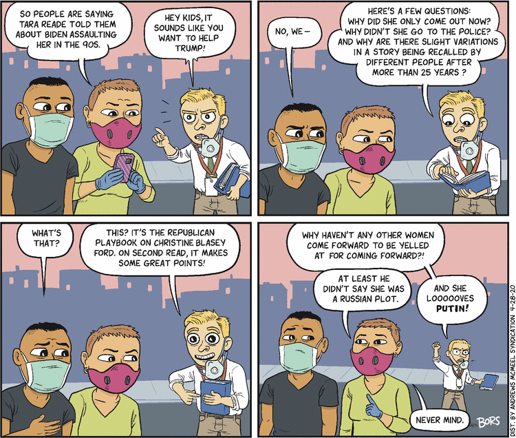 Matt Bors Comic Strip for April 28, 2020 