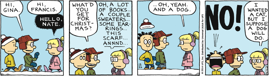 Big Nate Comic Strip for December 26, 2014 