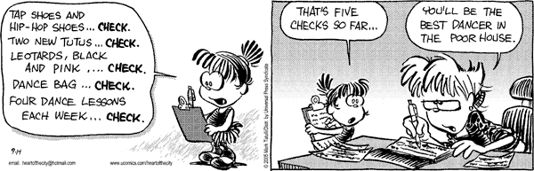 Heart of the City Comic Strip for September 14, 2005 