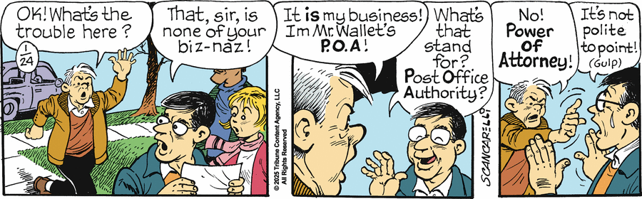 Gasoline Alley Comic Strip for January 24, 2025 