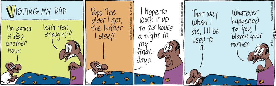 The Knight Life Comic Strip for September 23, 2008 
