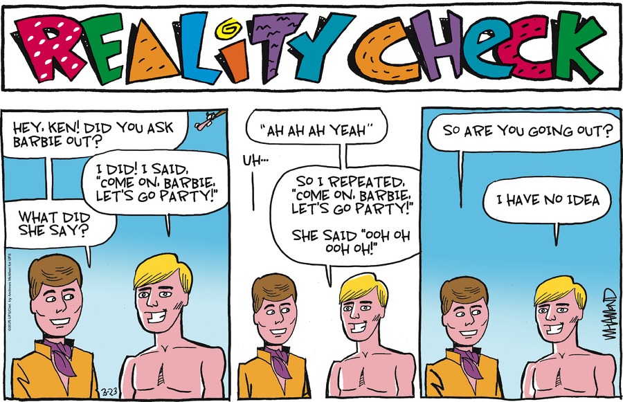 Reality Check Comic Strip for March 23, 2025 