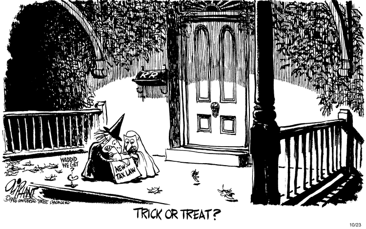 Pat Oliphant Comic Strip for October 23, 1986 