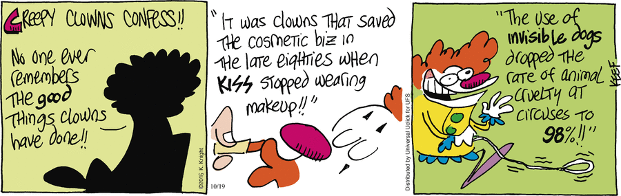 The Knight Life Comic Strip for October 19, 2016 
