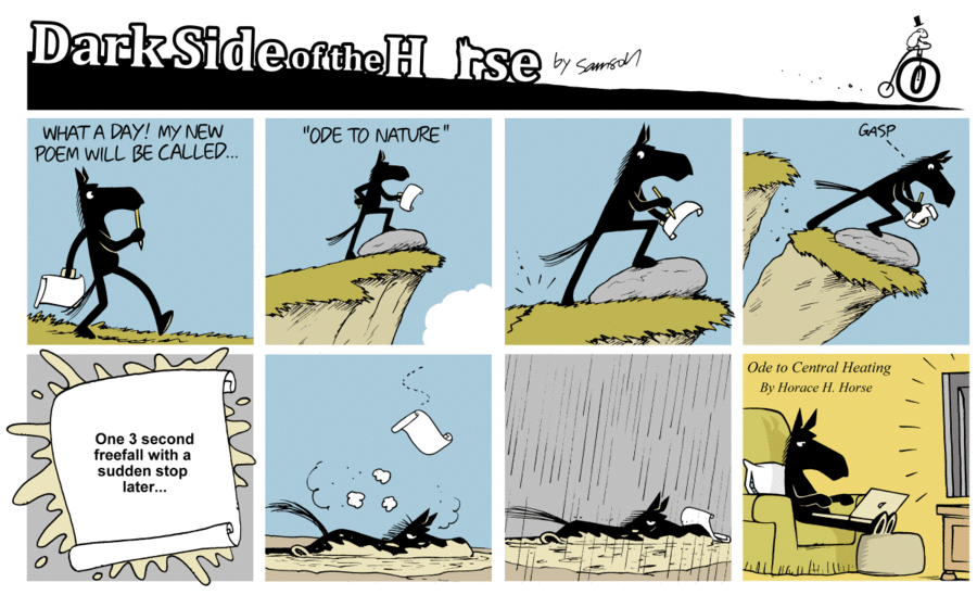 Dark Side of the Horse Comic Strip for October 19, 2012 