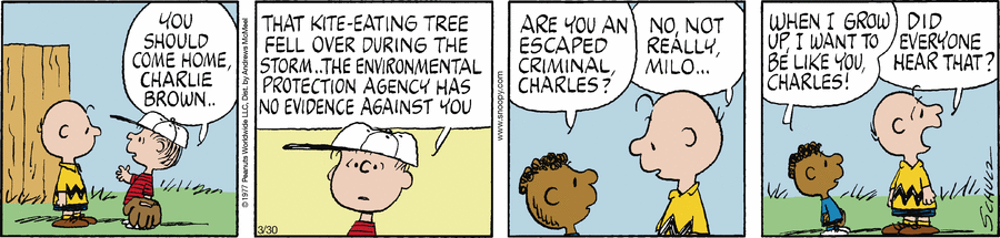 Peanuts Comic Strip for March 30, 2024 
